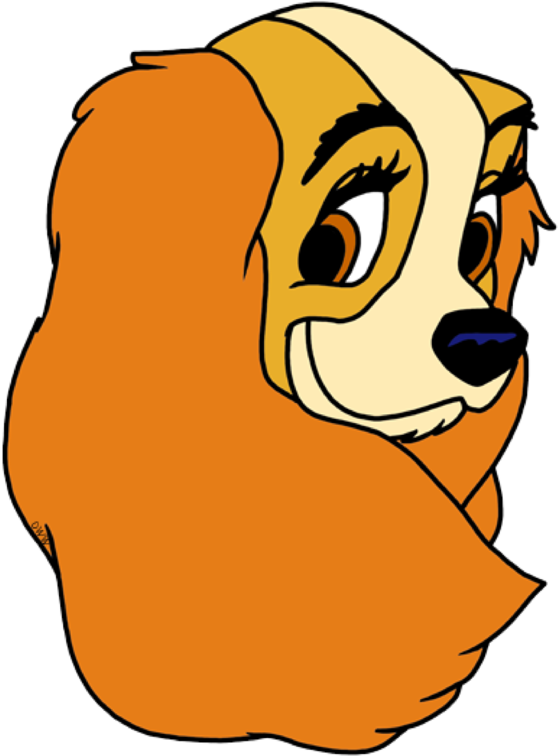 Disney's Lady And The Tramp Images Clip Art Hd Wallpaper - Lady And The Tramp Faces - Png Download (834x1125), Png Download