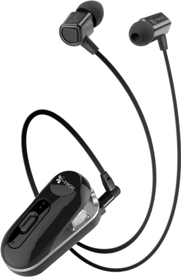 Tech Clip Headset - I-tech Musicclip 8110 Carry Bluetooth Ear Expansion - Png Download (1195x1000), Png Download