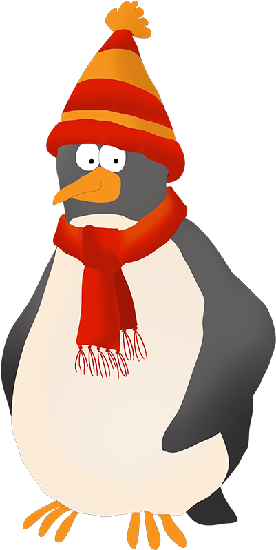 Cute Strange Penguin Clipart - T-shirt - Png Download (446x827), Png Download