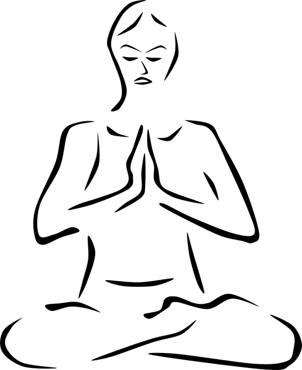 Meditation Yoga Posture Asana Exercise Position - Yoga Clip Art - Png Download (587x720), Png Download