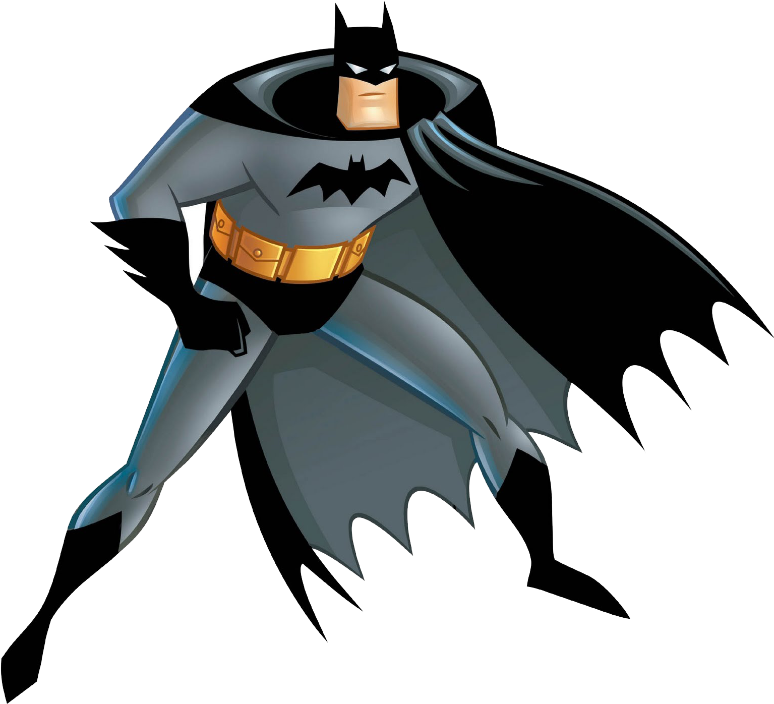 1495749349batman Hd Cartoon Clipart Png Batman Clip Transparent Png (1600x1502), Png Download