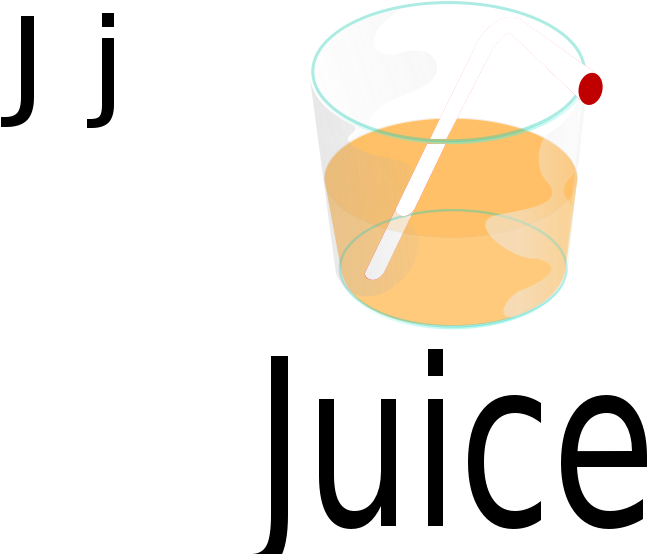 Free J For Juice - Letra J En Ingles Clipart (800x566), Png Download