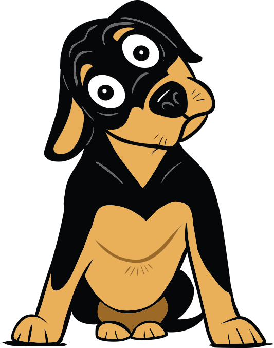 Dogs Cartoon Png - Dog Clipart (533x677), Png Download