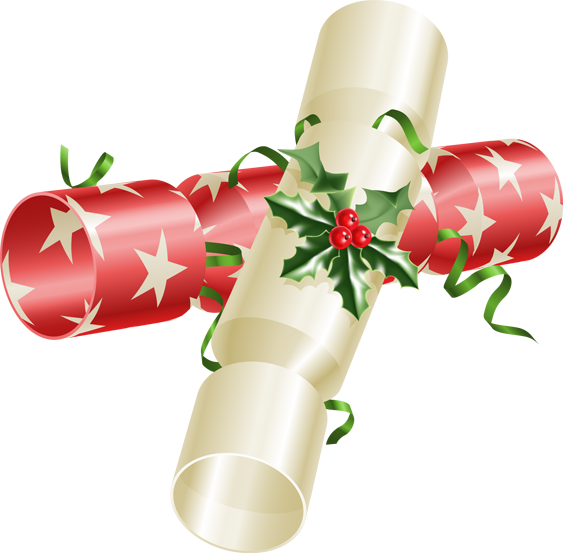 Clipart Royalty Free Christmas - Clip Art Christmas Cracker - Png Download (563x553), Png Download