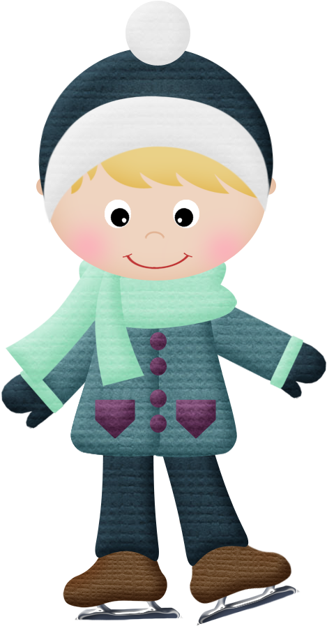 Яндекс - Фотки - Boy Ice Skating Cartoon Png Clipart (479x896), Png Download