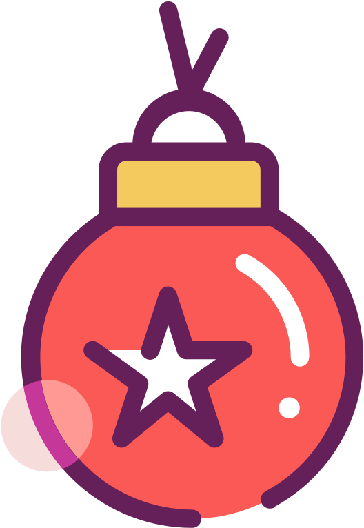 Red Christmas Ornament Clip Art - Christmas Ornament - Png Download (1920x1280), Png Download