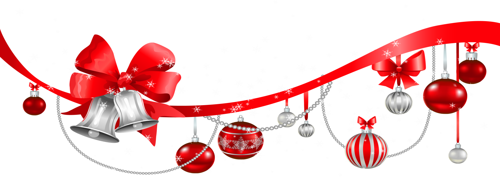 Looking For The Finishing Touch On Your Christmas Gifts - Christmas Party Transparent Background Clipart (1604x569), Png Download