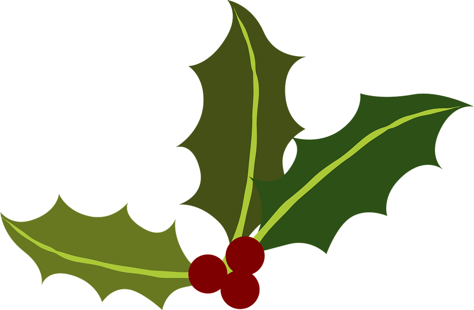 Free Holly Clip Art - Png Download (960x628), Png Download