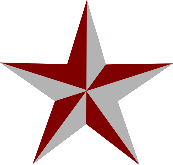Red Stars Clipart (600x572), Png Download