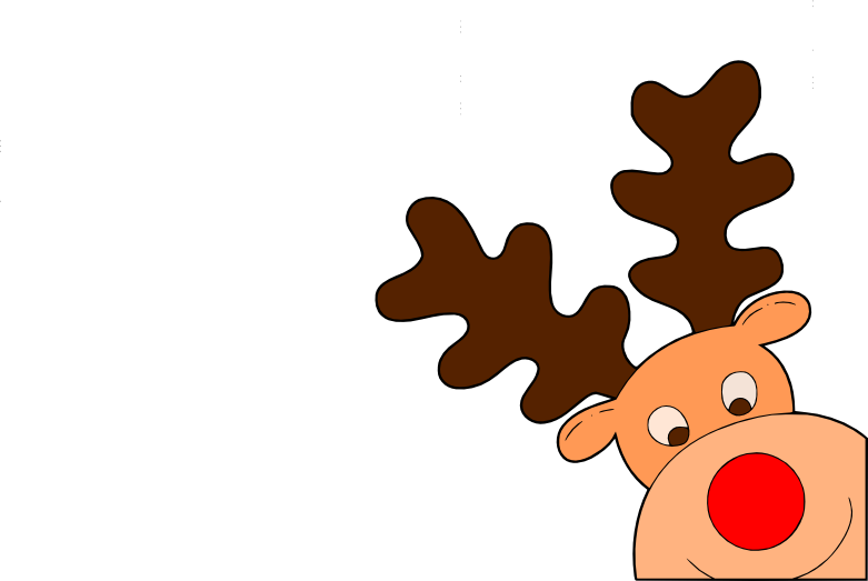 Art By Annel - Reindeer Corner Png Clipart (781x523), Png Download