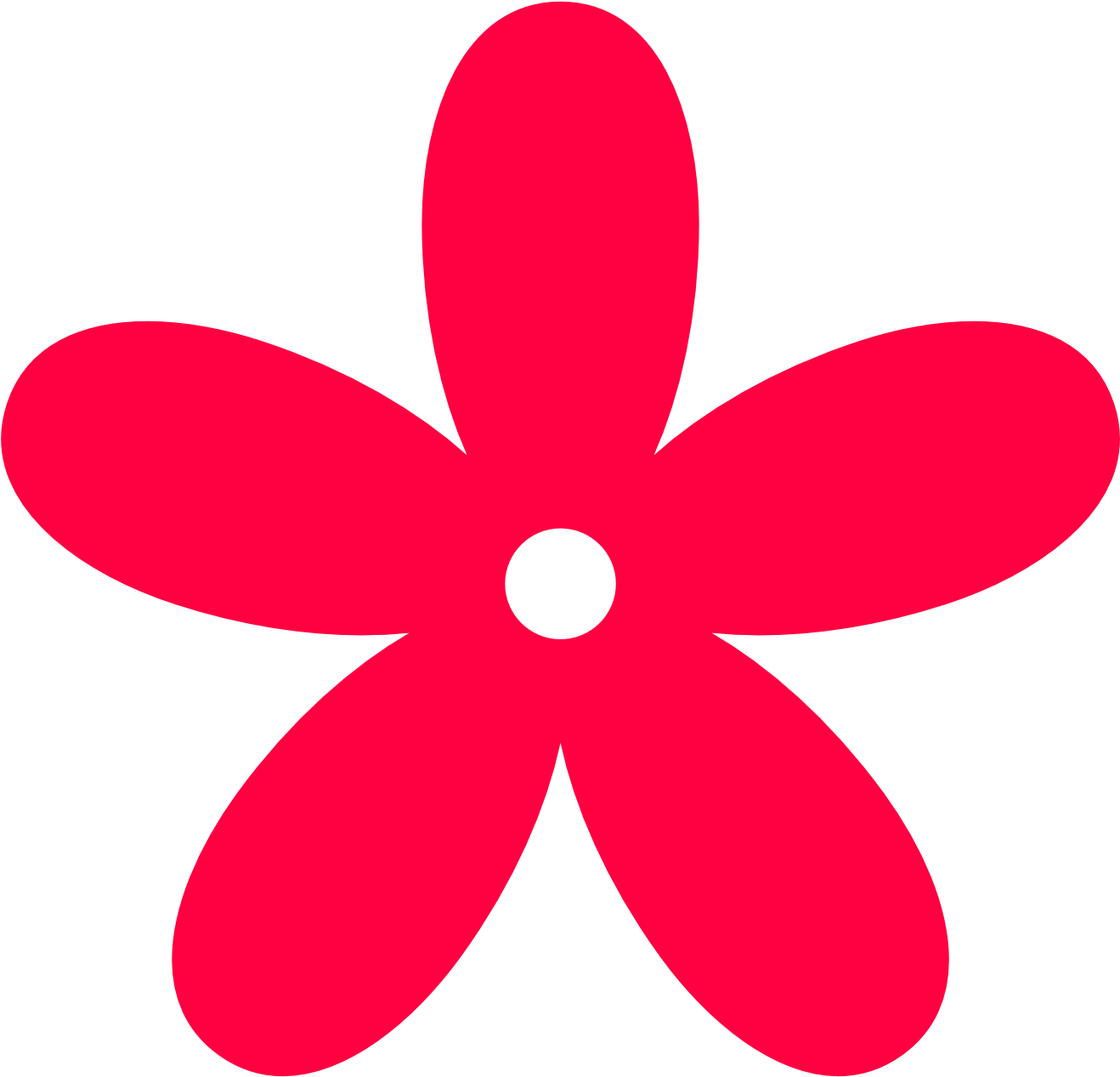 Christmas Flowers - Clipart Library - Light Pink Flower Clipart - Png Download (1331x1319), Png Download