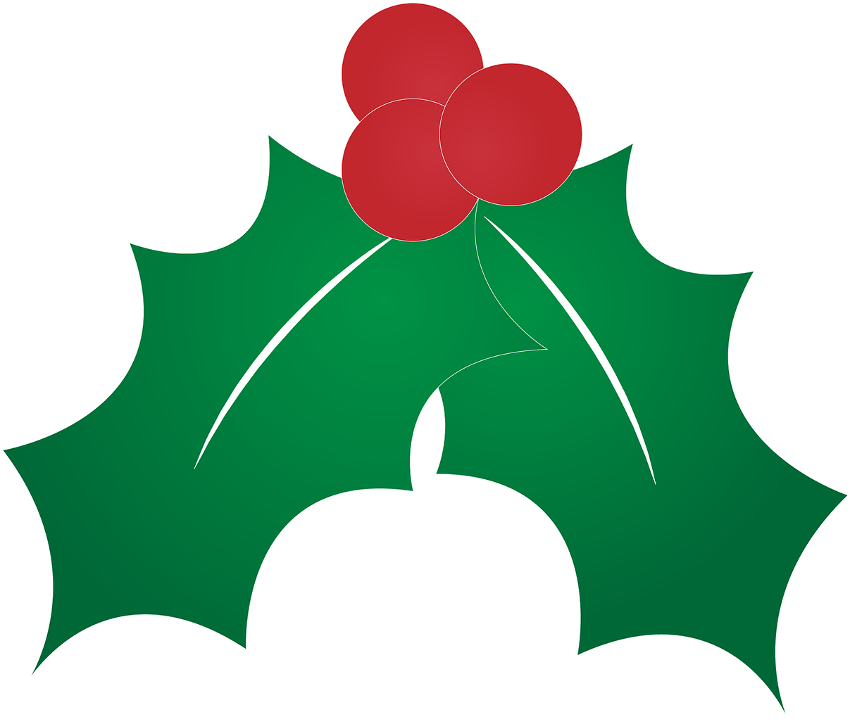 Christmas Leaf Png Holly Leaves Christmas - Hojas De Navidad Png Clipart (720x720), Png Download