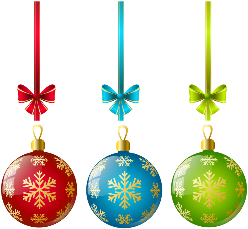 Decorate Clipart Holiday - Christmas Balls Clipart - Png Download (850x786), Png Download