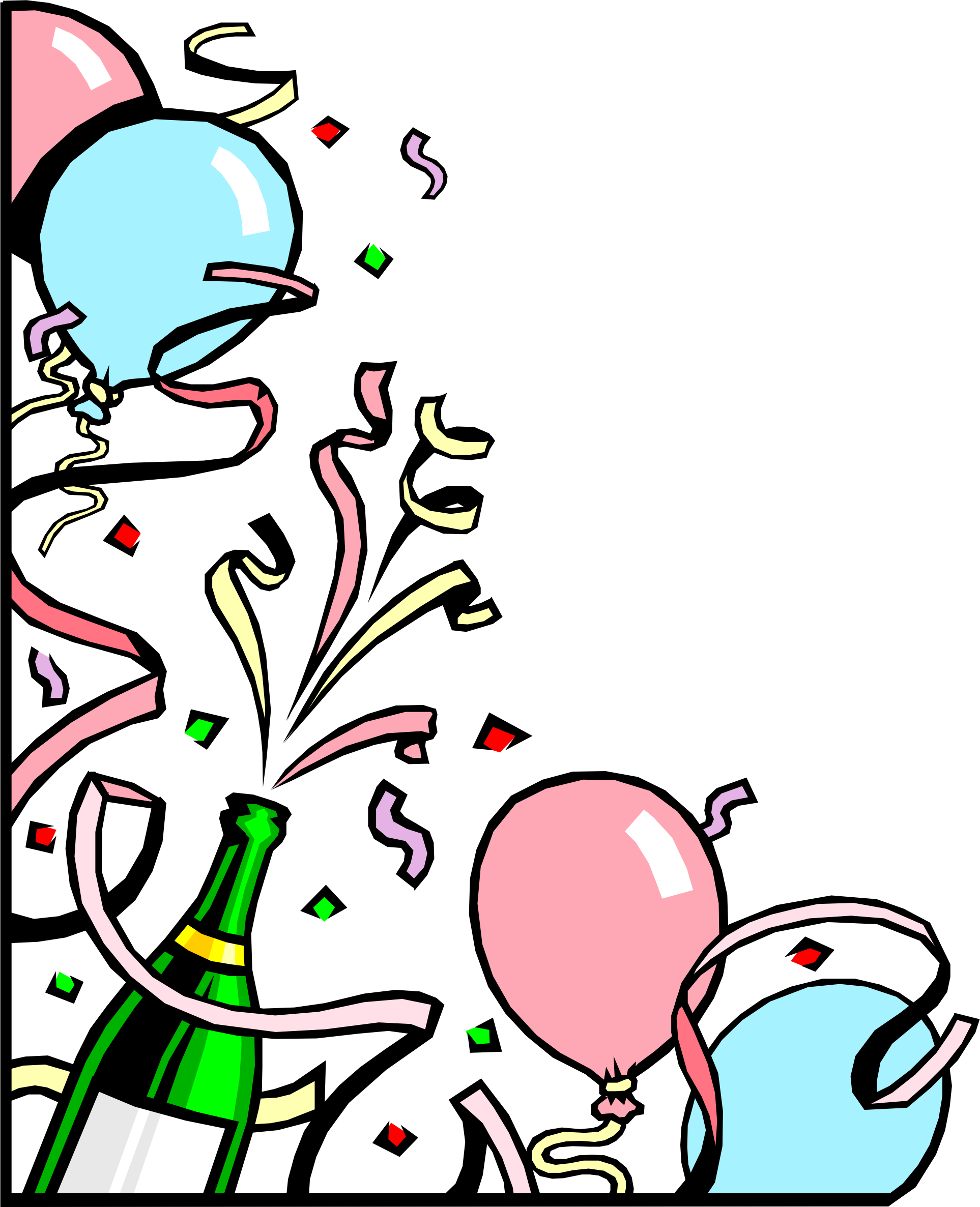 Big Image - Champagne Clip Art - Png Download (1926x2373), Png Download