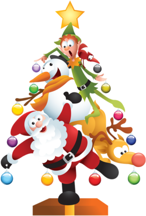 Elf Christmas Tree, Christmas Tree Clipart, Merry Christmas - Crazy Christmas! A Jolly Holiday Songbook Or Program - Png Download (600x764), Png Download