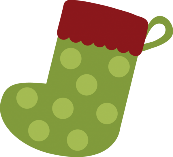 Christmas Socks Clipart - Png Download (600x545), Png Download