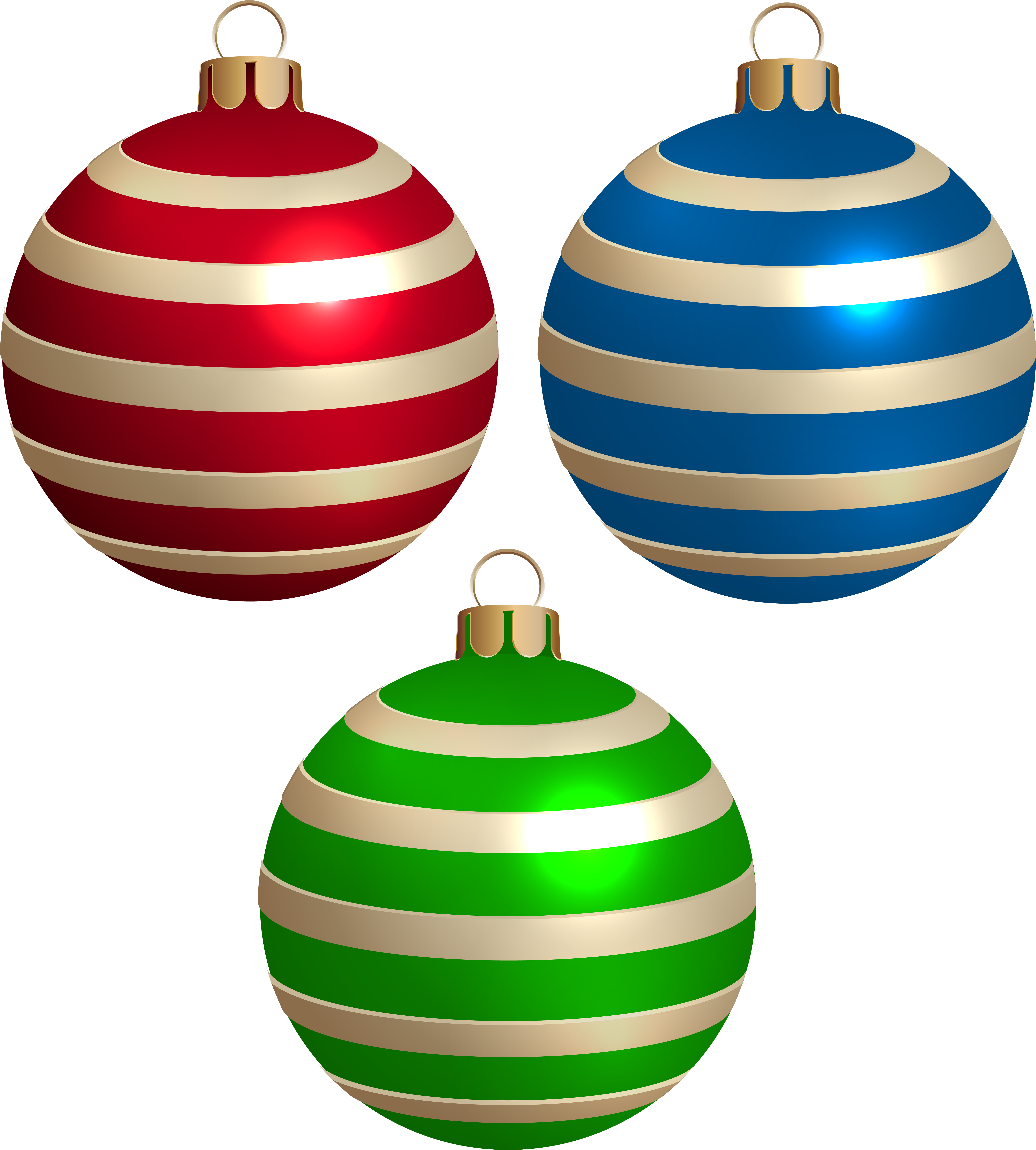 Christmas Balls Clipart - Png Download (7225x8000), Png Download