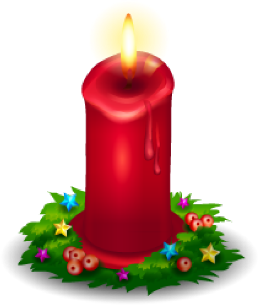 Christmas Candle Lantern Clip Art - Cute Christmas Icons - Png Download (640x640), Png Download