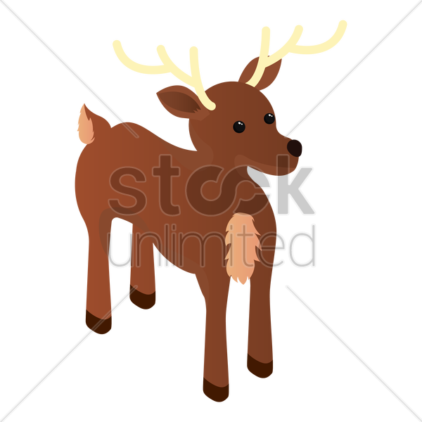 Reindeer Clipart Reindeer Cattle - Reindeer - Png Download (600x600), Png Download