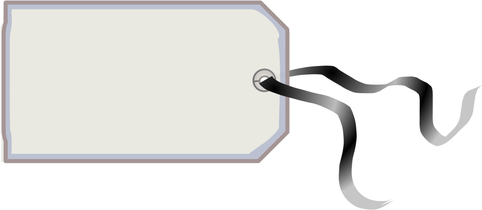 Abc On Pack Tag Encapsulated Postscript Computer Icons - Tag With Ribbon Png Clipart (1645x750), Png Download