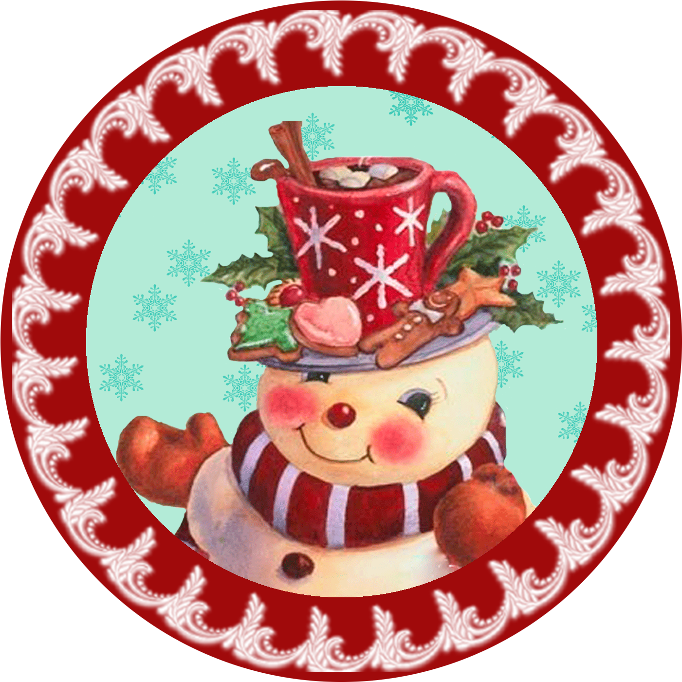 Для Декупажа - Christmas Berries For Decoupage Clipart (1500x1500), Png Download
