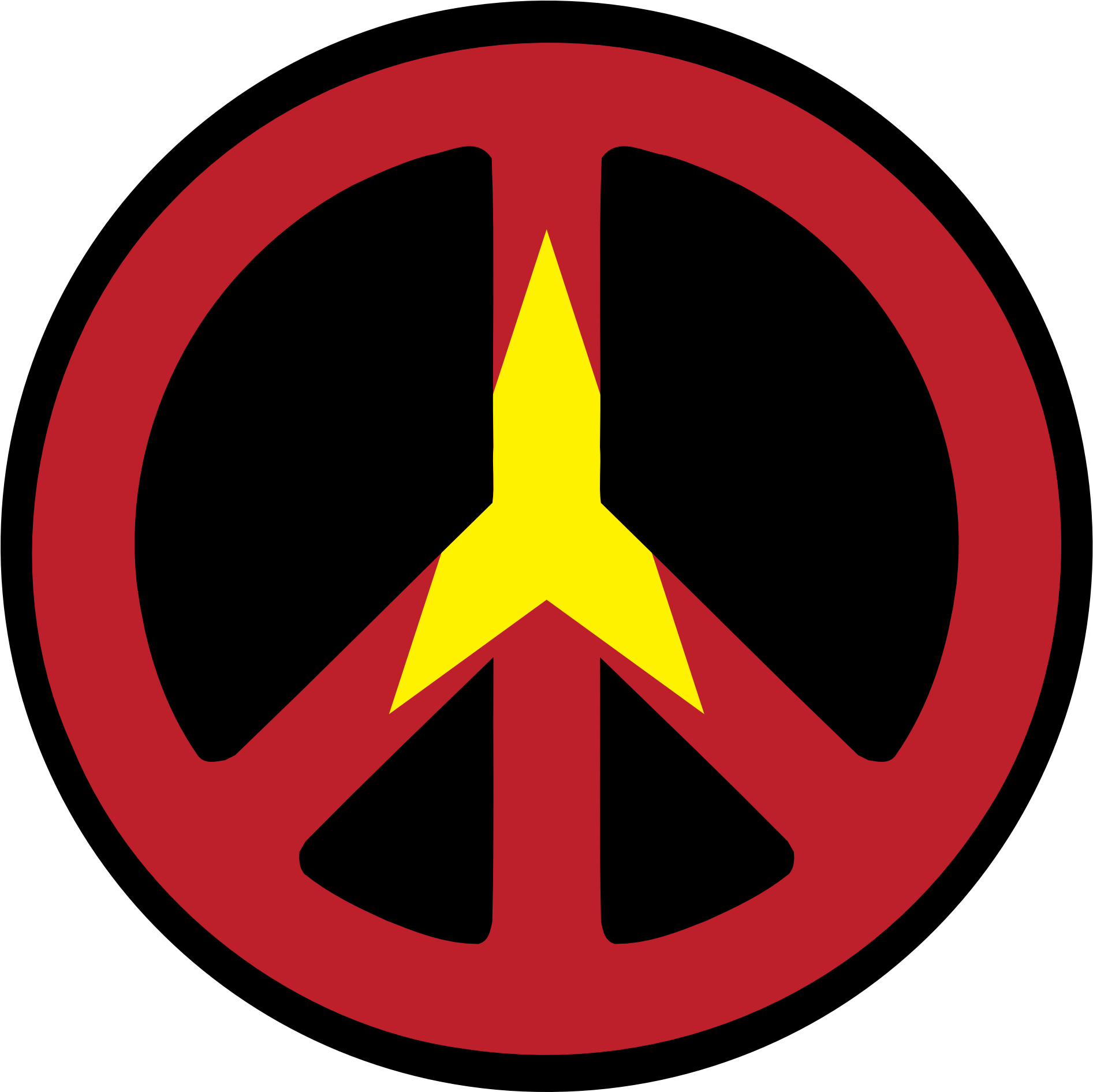 Flag Art Vietnam Flag Peace Symbol Fav Wall Paper Background - Peace Symbol Vietnam Clipart (1969x1891), Png Download
