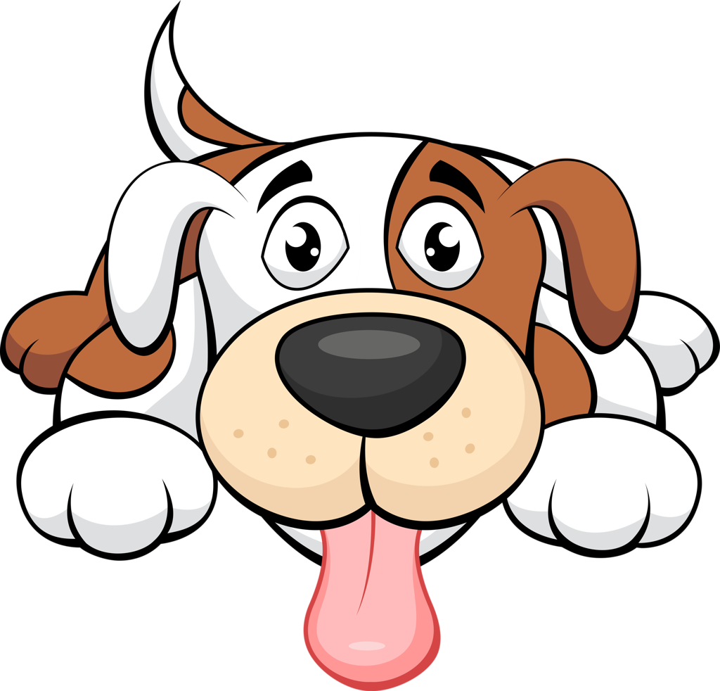 Png Pinterest Dog - Dog Tongue Cartoon Clipart (1024x982), Png Download