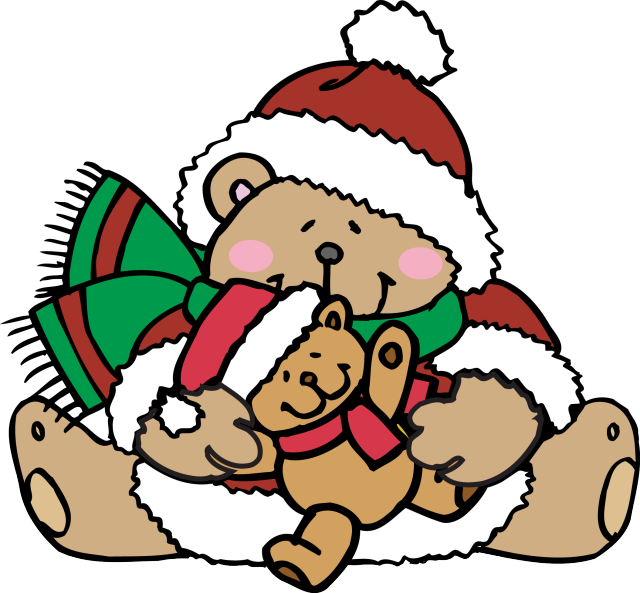 Web Design Amp Development Teddy Bear, Bears And Clip - Christmas Teddy Bear Clipart - Png Download (640x593), Png Download