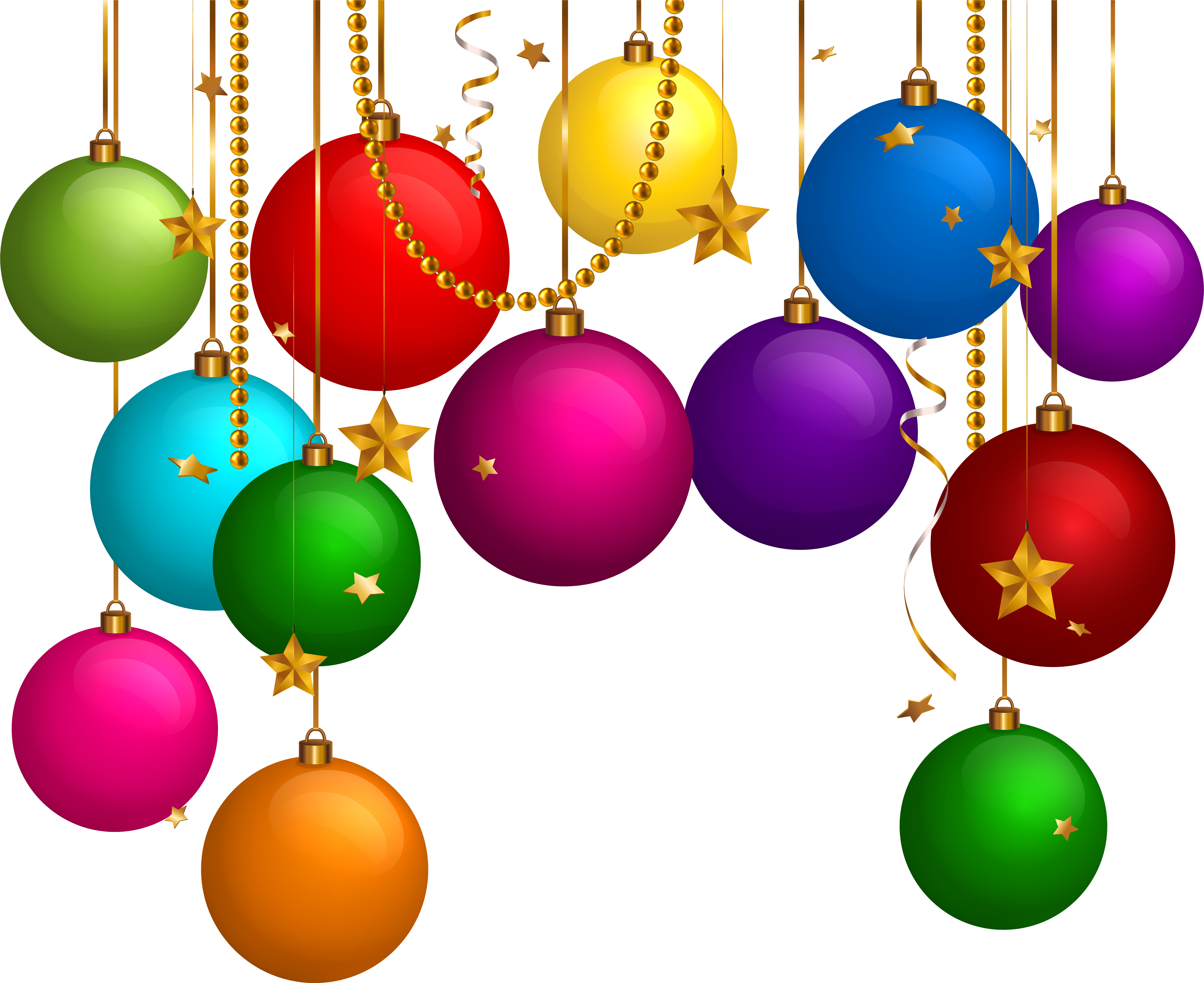 Christmas Decorations Images Clip Art - Png Download (8000x6468), Png Download