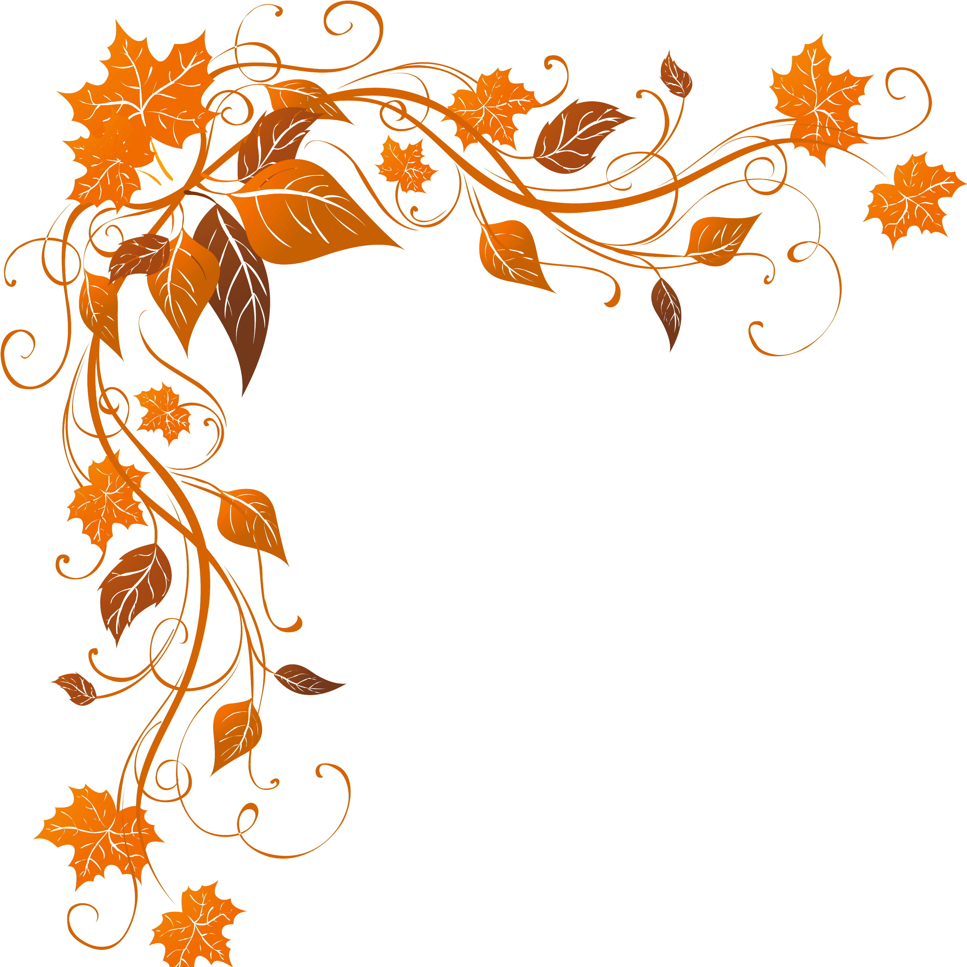 Transparent Autumn Decoration Png Clipart Image (3385x3486), Png Download