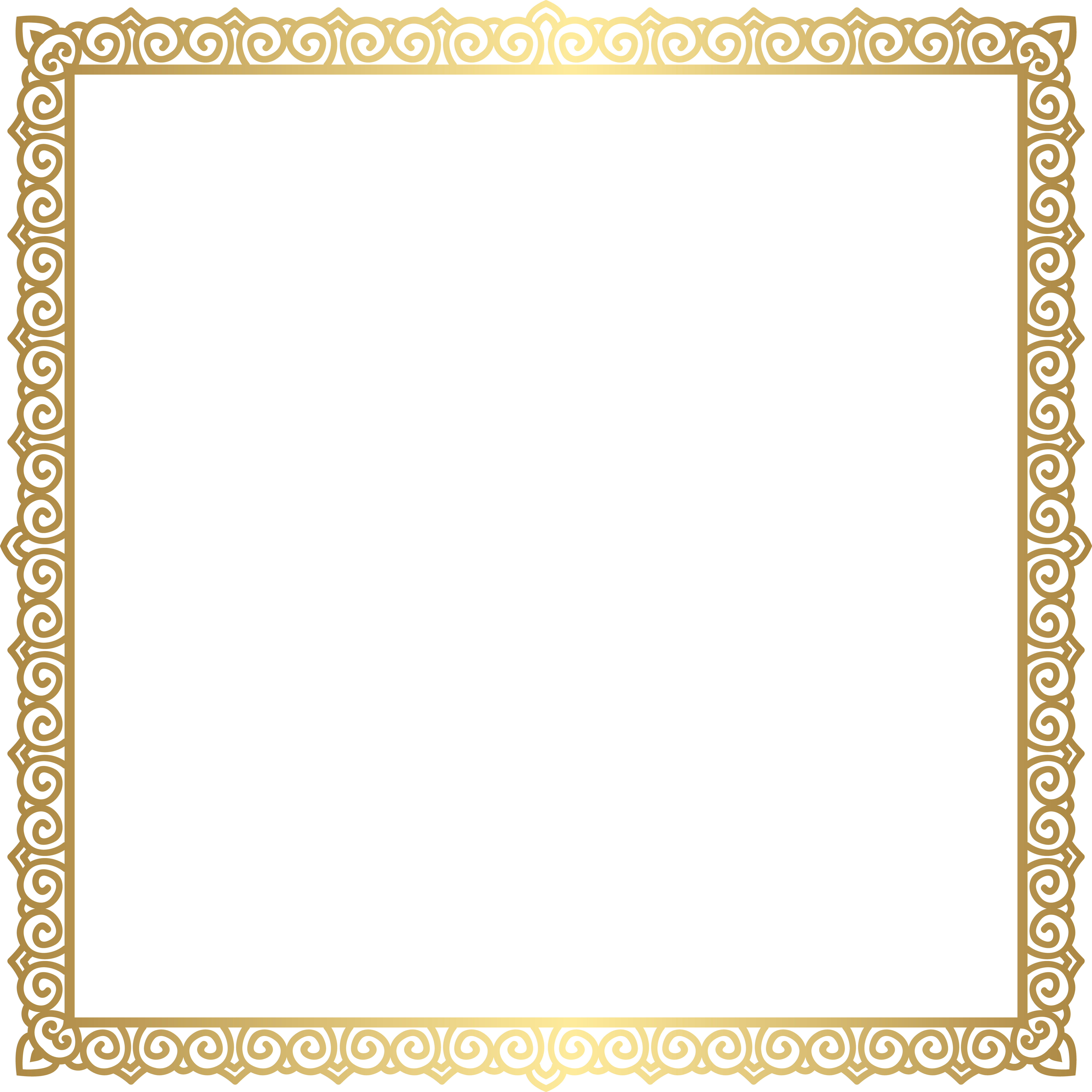 Clipart Frames And Borders - Png Download (8000x8000), Png Download