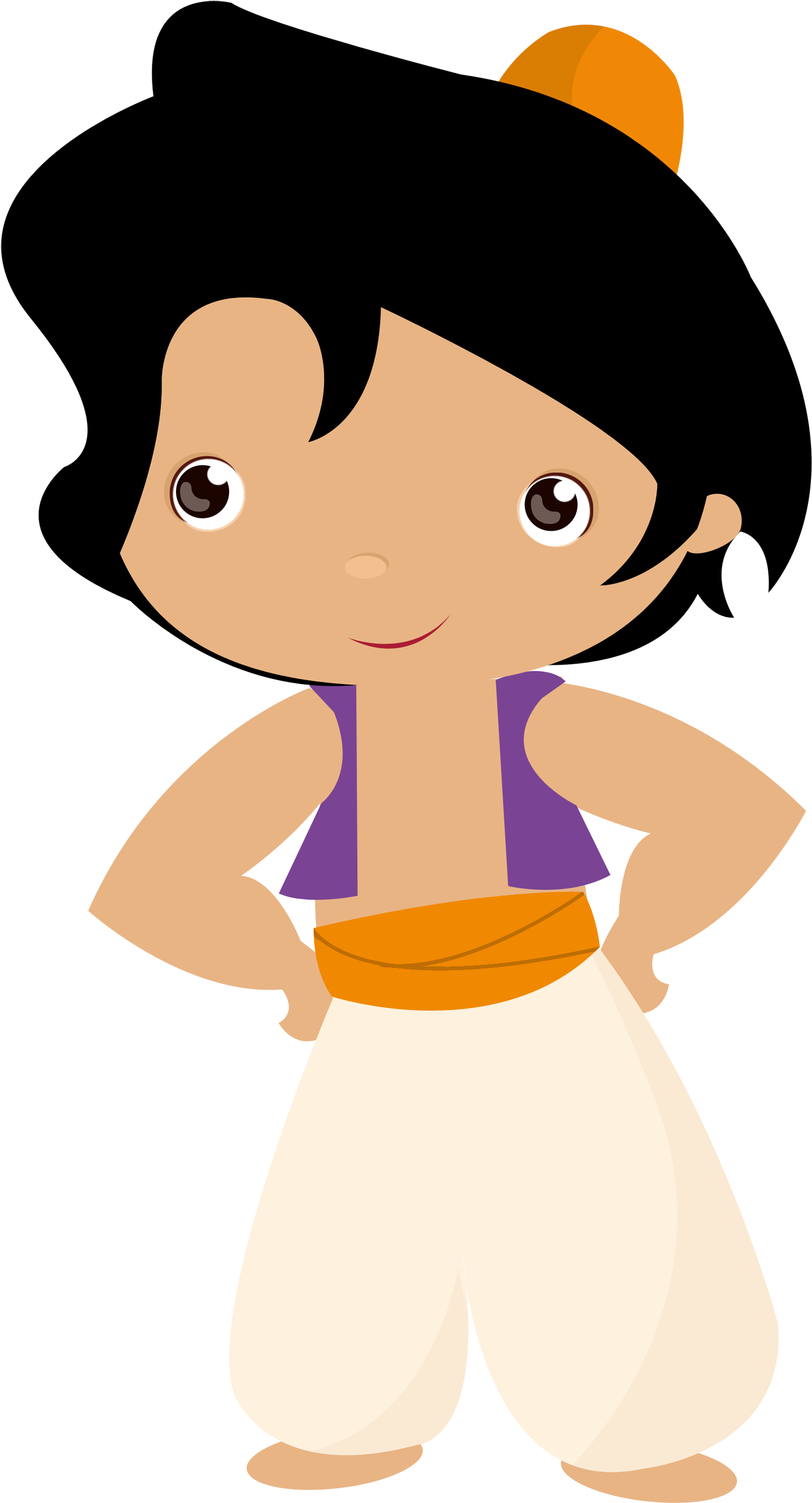 Aladin Kids Clip Art Clip Art, Felt Ornaments - Aladin Baby - Png Download (1767x2899), Png Download