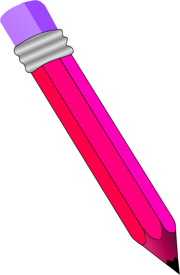 Eraser Clip Art Chadholtz - Pencil Clip Art - Png Download (600x913), Png Download