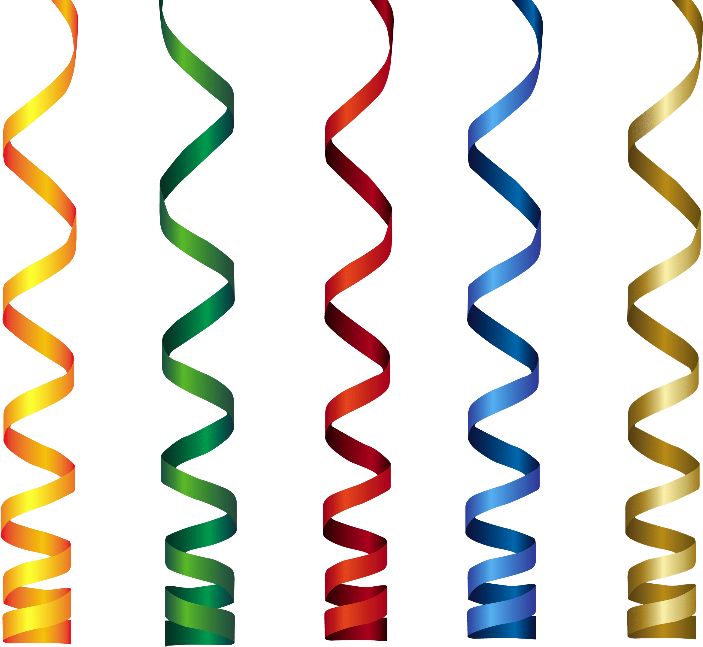 Download Curly Png Clip Art Png Images Of Birthday Ribbons