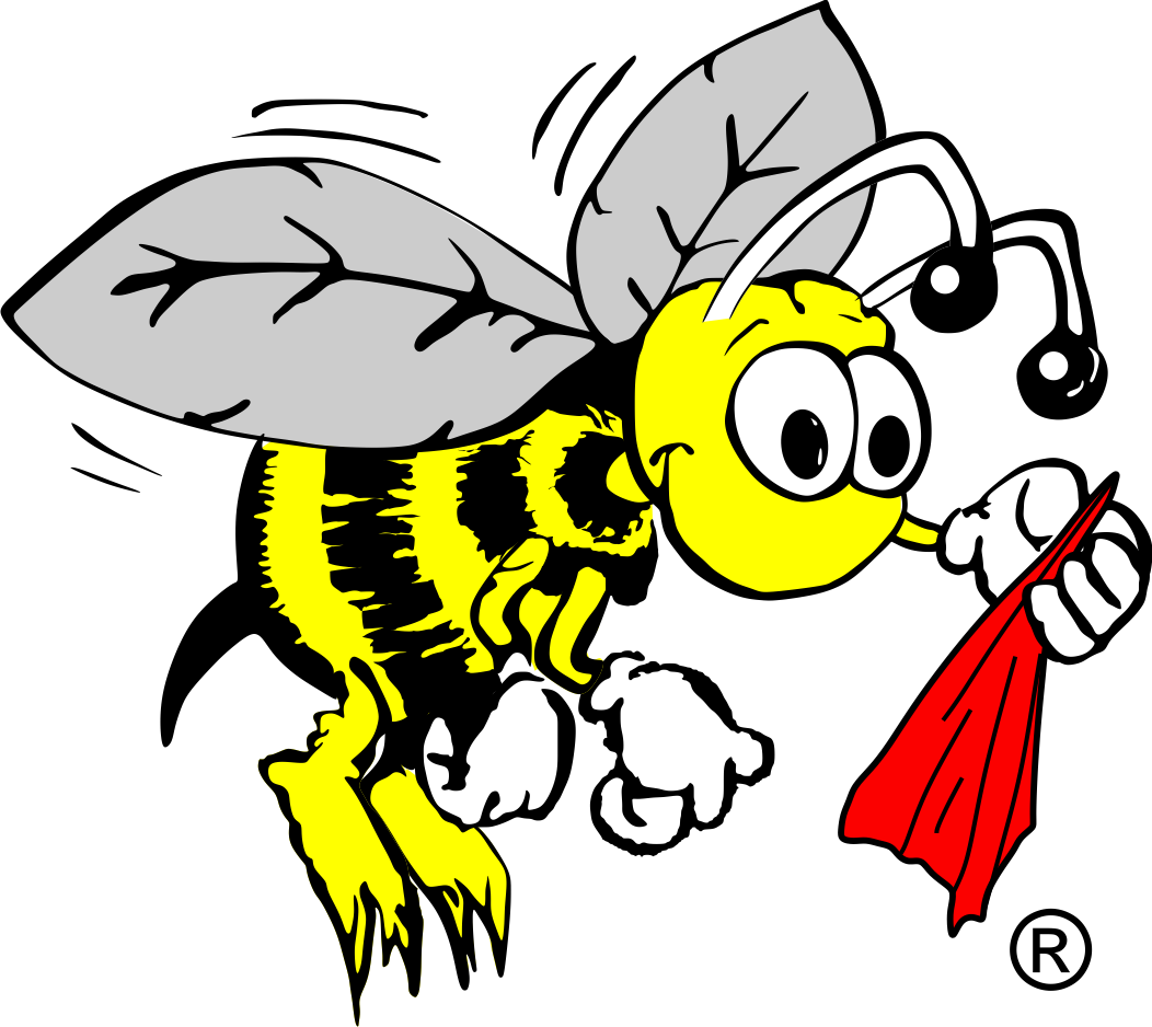 Clean Bee - Bee Clipart (1052x938), Png Download
