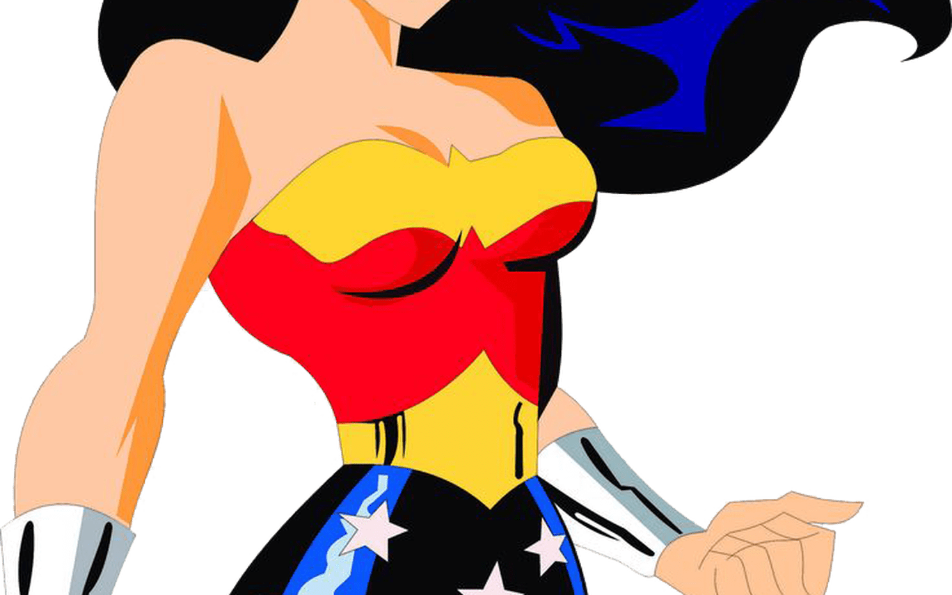 Wonder Clipart At Getdrawingscom Free For Personal - Mulher Maravilha Liga Da Justiça Desenho - Png Download (1368x855), Png Download
