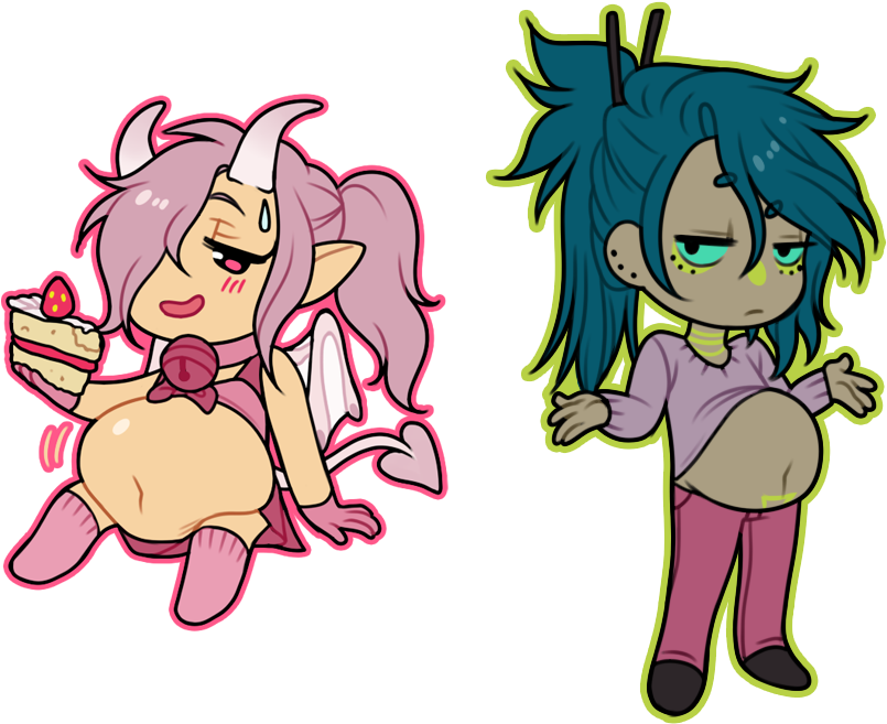 Stuffed Chibi Commissions - Cartoon Clipart (889x702), Png Download