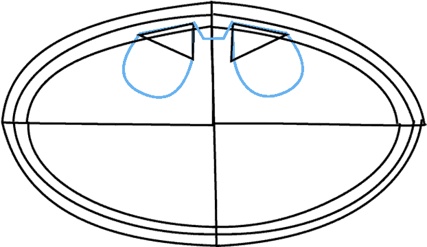 How To Draw Batman Logo - Batman Clipart (678x600), Png Download