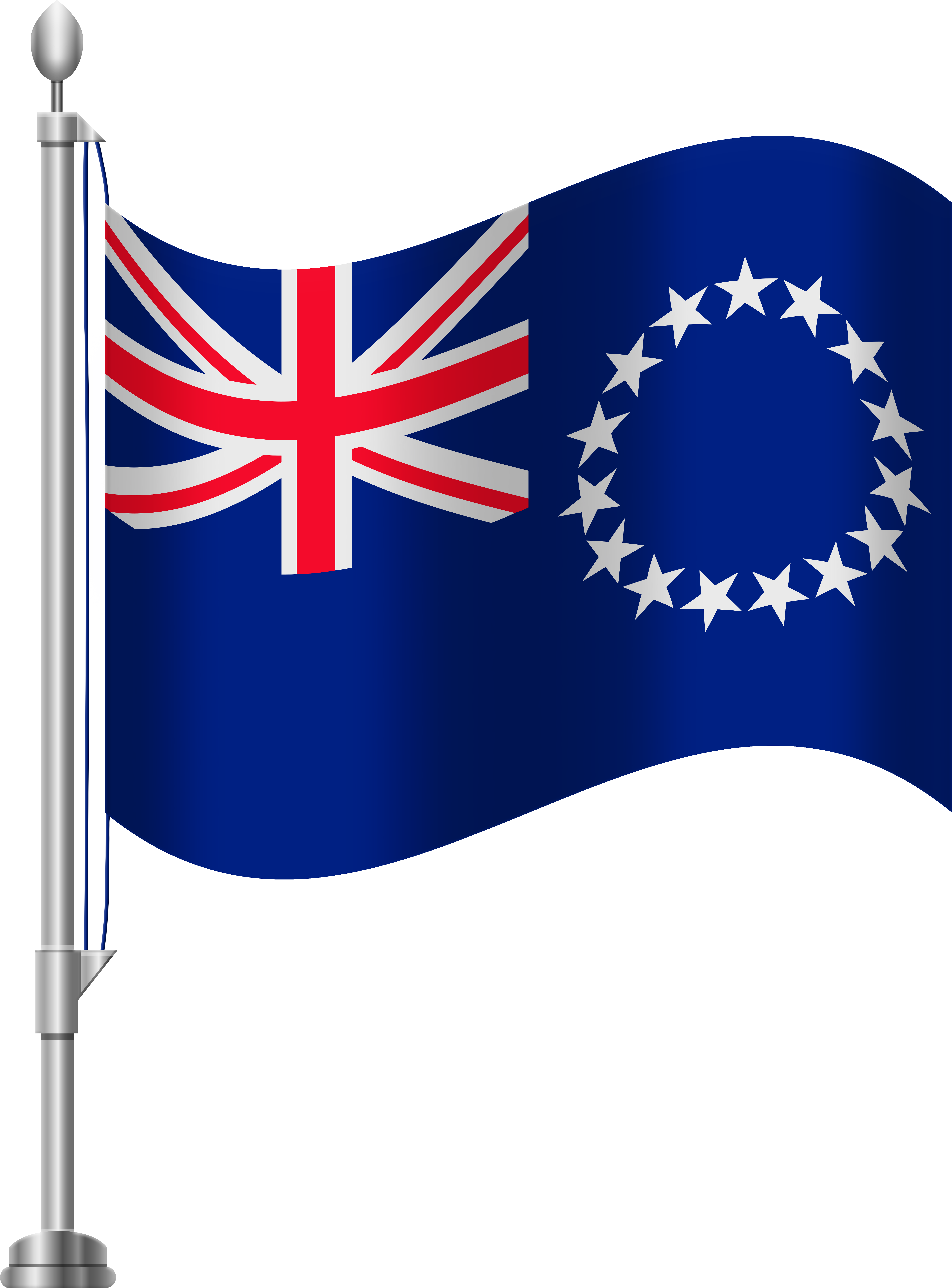 Cook Islands Flag Png Clip Art Transparent Png (6141x8000), Png Download