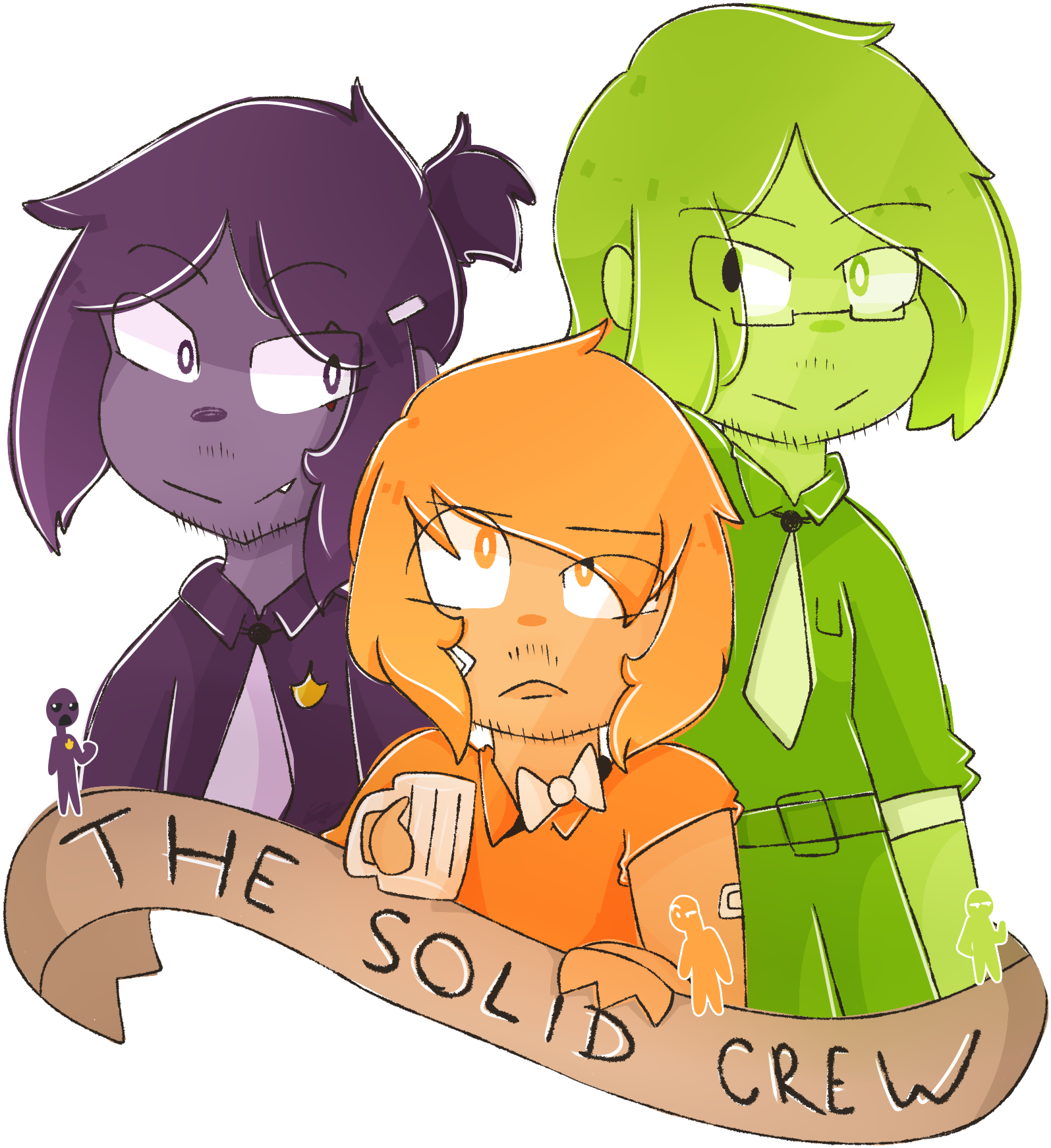 Banner Library Stock The Color Guys Are Finally Reunited - Cartoon Clipart (2000x2000), Png Download