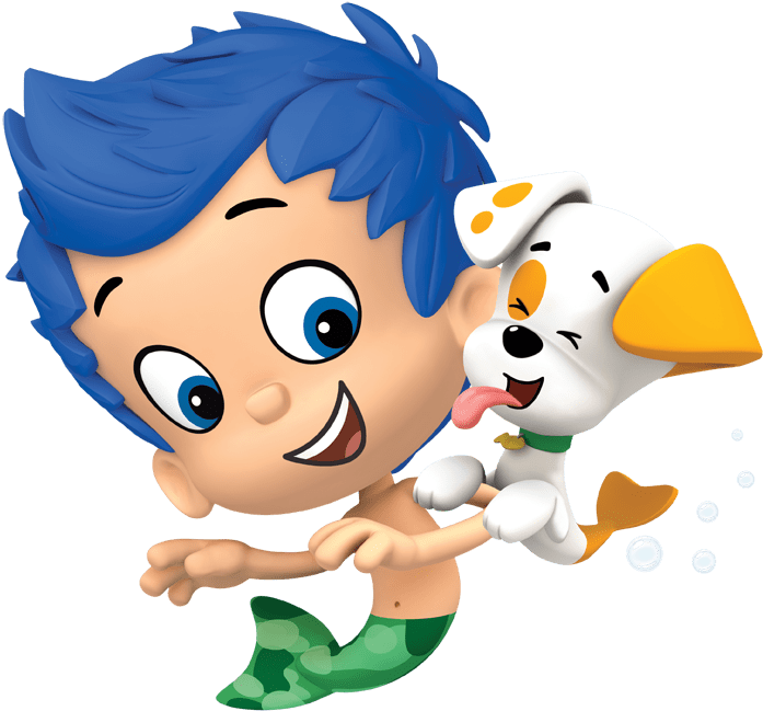 Bubble Guppies Gil And Puppy - Bubble Guppies Gil Clipart (741x864), Png Download