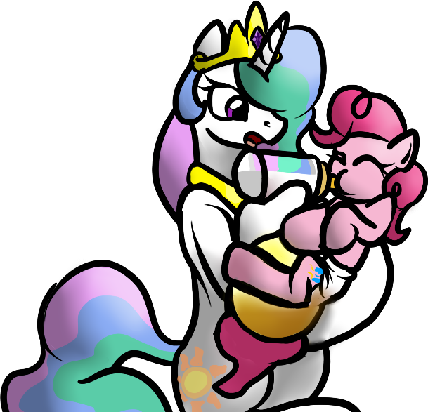 Adult Foal Artist Pidgopidgey Baby Artistpidgopidgey - Cartoon Clipart (609x587), Png Download