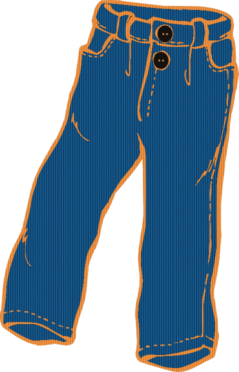 Clipart Pantalons - Png Download (478x745), Png Download