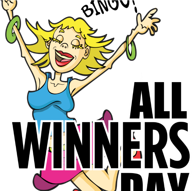 Delta Bingo Gaming Brand - Winners Day Clipart (660x650), Png Download