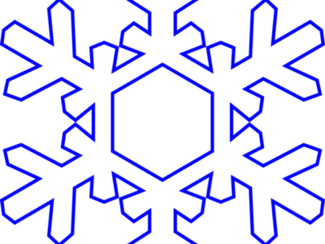 Snowflake Clipart Cold - Transparent Background Snowflake Clipart - Png Download (640x480), Png Download