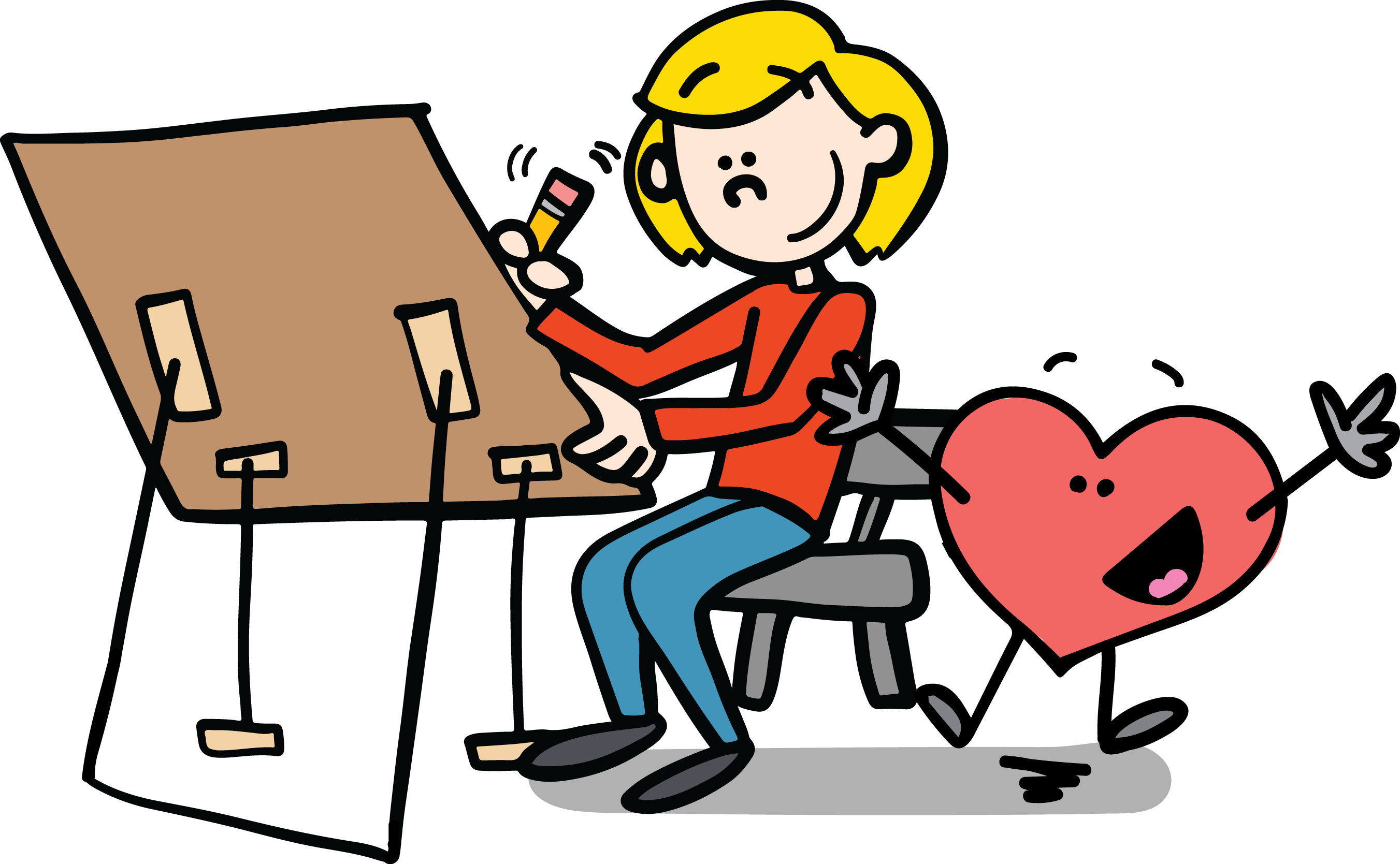 Confidence - Confidence Cartoon Clipart (2703x1669), Png Download