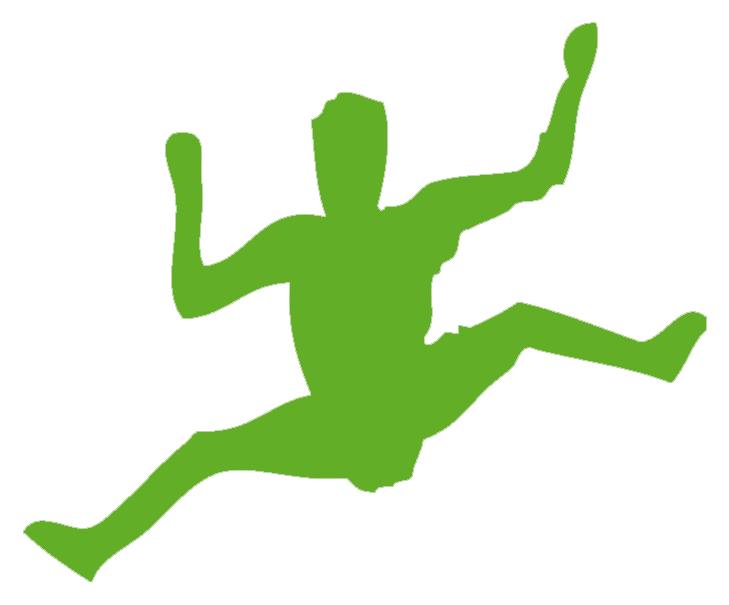 Climbing Silhouettes Clipart (754x637), Png Download