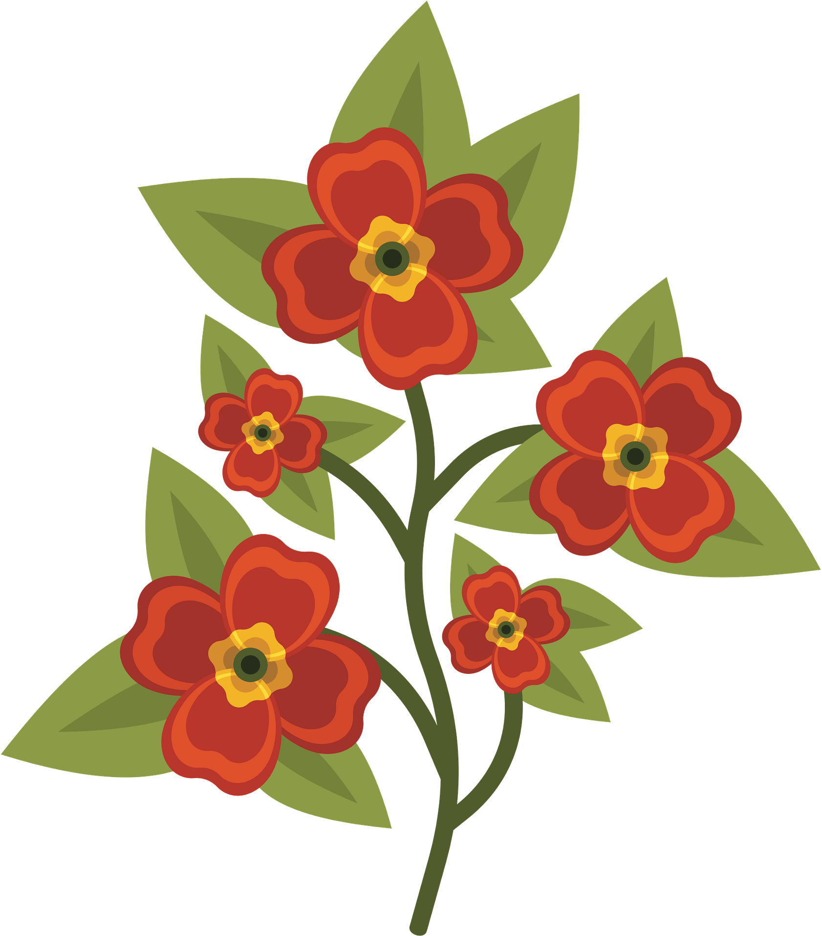 Pansy Cut Flowers Floral Design Tulip - Flower Clipart (658x750), Png Download