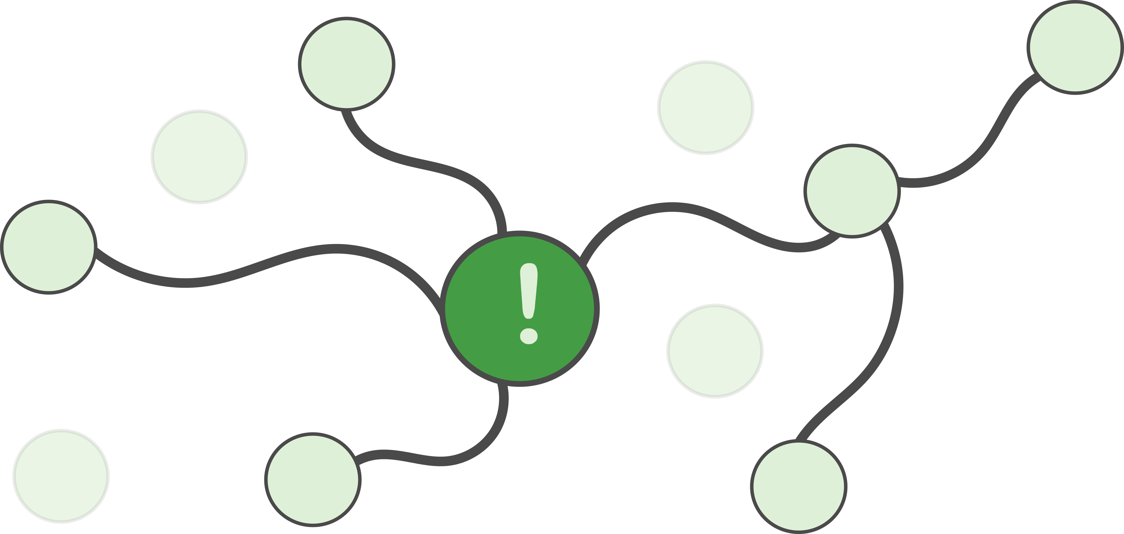 Net Explorer - Circle Clipart (4328x2057), Png Download