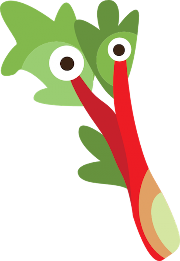 32 Vendors Forward To A Friend - Rhubarb Cartoon Png Clipart (600x871), Png Download